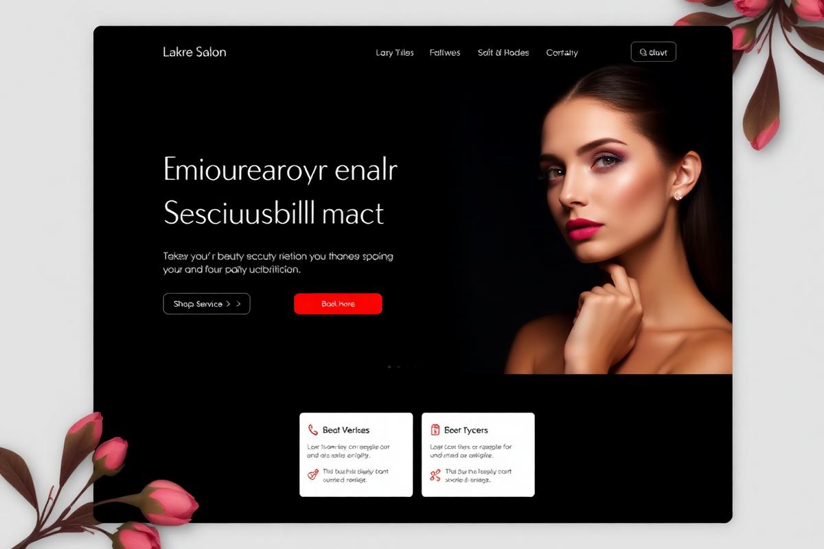 صفحة هبوط Beauty Business — Beauty